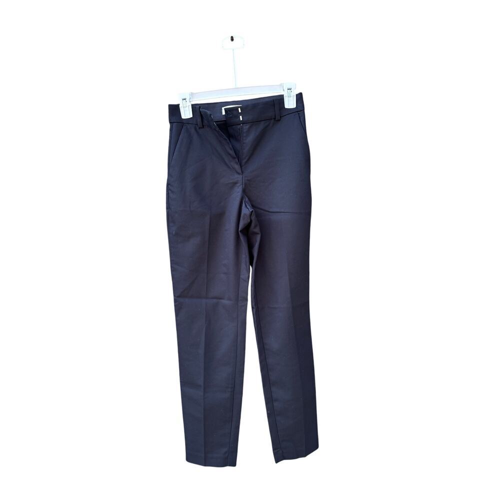 H&M Dress Pants Womens US 2 Gray Slim Ankle Career Office Stretch Trouser - Picture 3 of 8